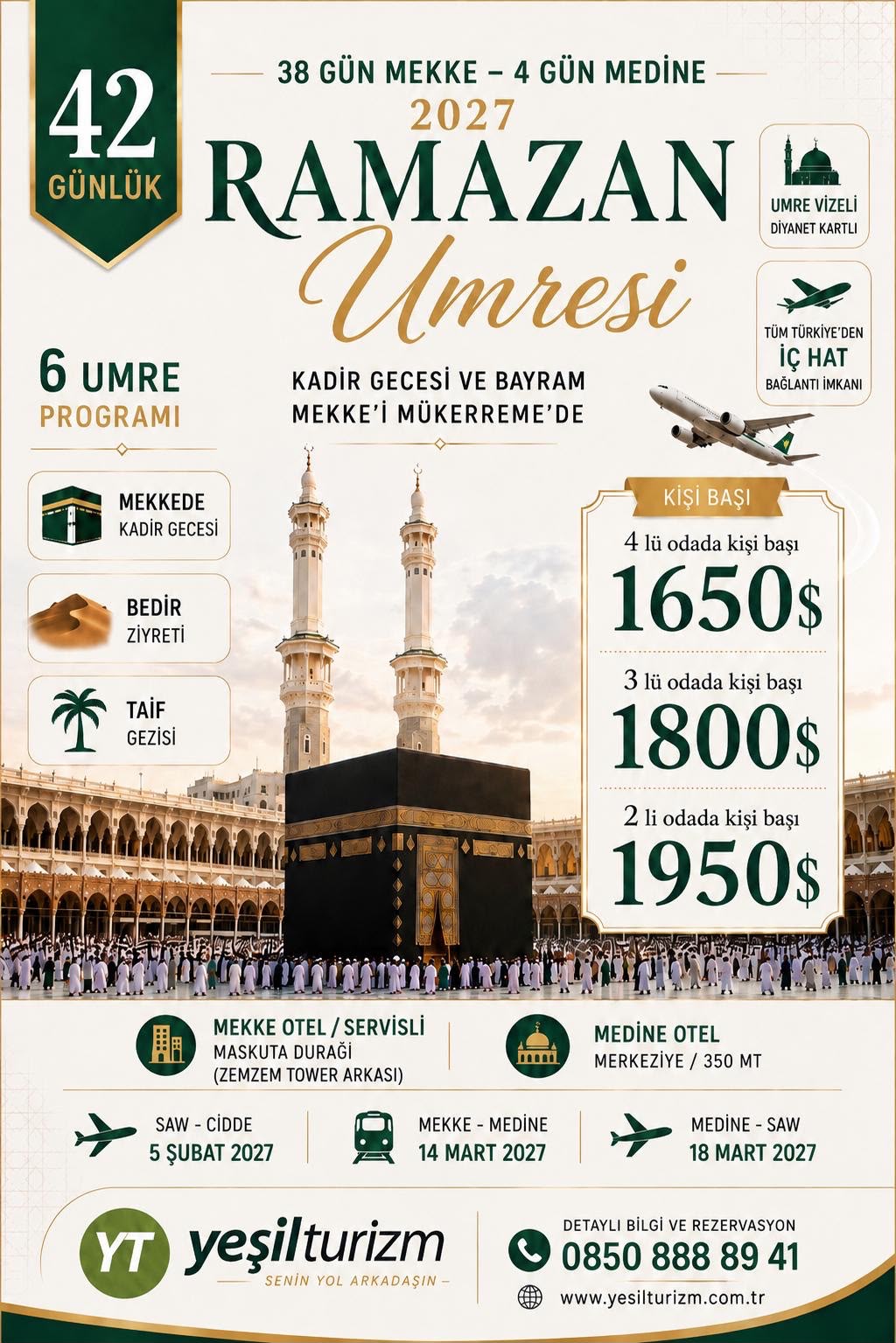 2027 Ramazan Umre